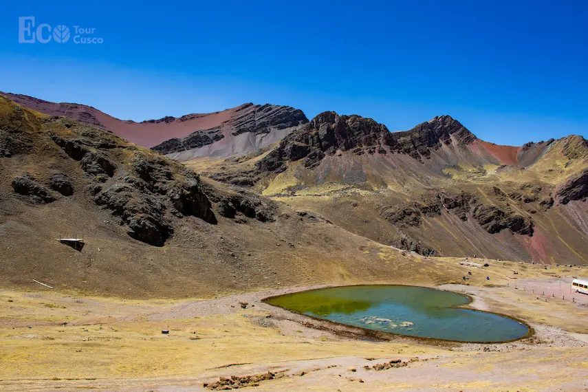 rainbow mountain heart lake