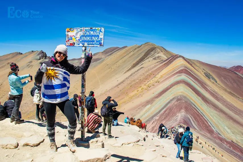 traveler rainbow mountain peru