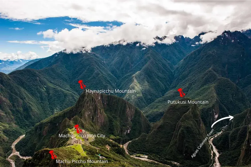 huayna picchu mountain vs machu picchu mountain