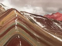 Rainbow Mountain in February