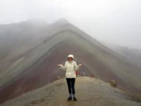 Rainbow Mountain in January