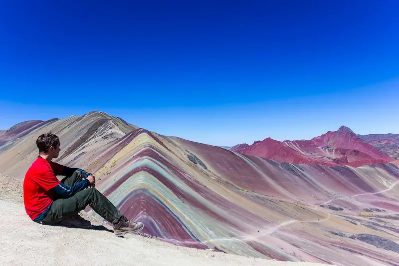 rainbow mountain in june