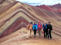 Rainbow Mountain in March