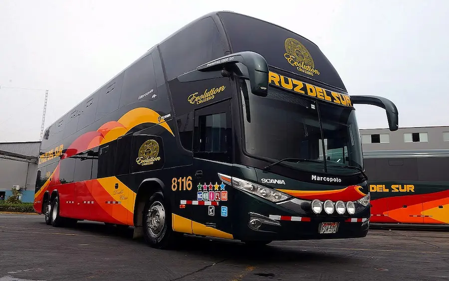 Bus from Lima to Cusco