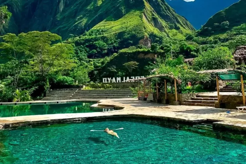 cocalmayo hot springs inca jungle trek