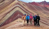 rainbow mountain in march