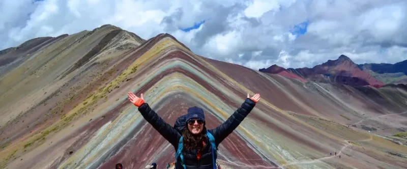 rainbow mountain in september