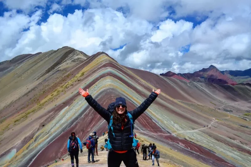 rainbow mountain in september